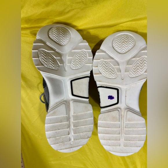 Women’s Chunky Dad Sneakers Grey Mesh Suede Fashion Trainers UK 39 US 8 - Picture 6 of 8